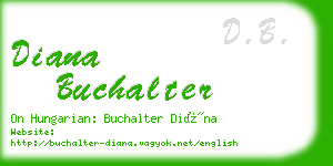 diana buchalter business card